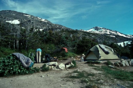 Campingplatz am Lake Bennett