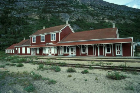Bahnhof am Lake Bennett