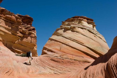 Mini-Wave in Coyote Buttes South in Arizona